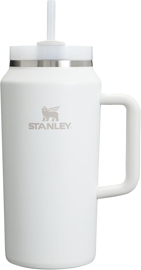 Stanley Quencher H2.0 FlowState Stainless Steel Vacuum Insulated Tumbler with Lid and Straw for Water, Iced Tea or Coffee, Smoothie and More, Frost, 64oz