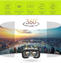 Load image into Gallery viewer, VR Headset for iPhone &amp; Android with Controller, for Kids &amp; Adults, Universal Virtual Reality Goggles, Portable Virtual Reality 3D Glasses Helmets, for Movies,TV &amp; Video Games,for Phones 4.7-6.5Inch
