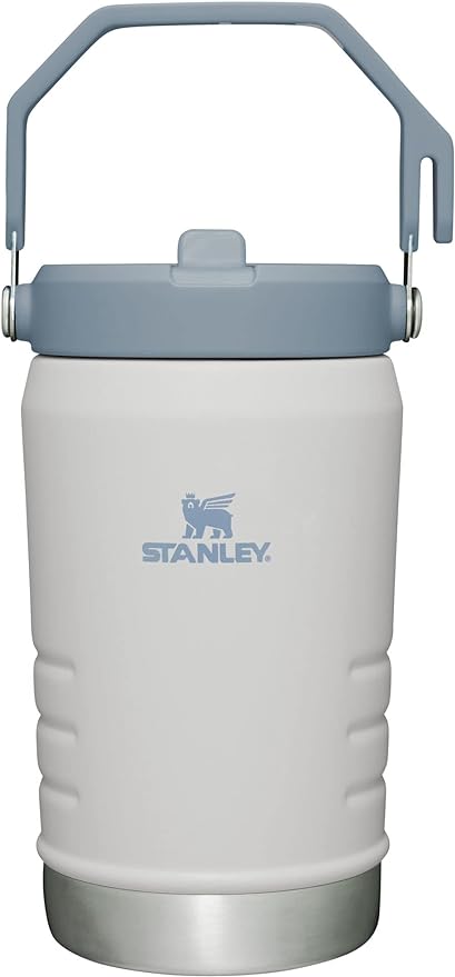 Stanley IceFlow Stainless Steel Tumbler - Vacuum Insulated Water Bottle for Home, Office or Car Reusable Cup with Straw Leak Resistant Flip Cold for 12 Hours or Iced for 2 Days, Fog, 64oz