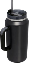 Load image into Gallery viewer, Stanley Quencher H2.0 FlowState Stainless Steel Vacuum Insulated Tumbler with Lid and Straw for Water, Iced Tea or Coffee, Smoothie and More, Black Glow, 64 oz
