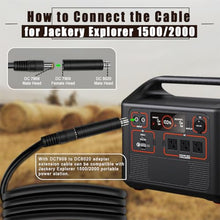 Load image into Gallery viewer, COMeap Solar Panel Adapter for Jackery, 16.4ft(5m) Compatible with MC-4 to DC 8mm Extension Cable with DC7909 to DC8020/DC5525 Connector for GZ Yeti Jackery Bluetti Solar Power Station 12AWG
