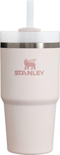 Load image into Gallery viewer, Stanley Quencher H2.0 FlowState Stainless Steel Vacuum Insulated Tumbler with Lid and Straw for Water, Iced Tea or Coffee, Smoothie and More, Rose Quartz 2.0, 20oz
