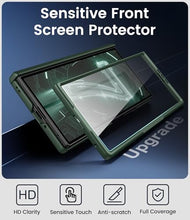 Load image into Gallery viewer, BXYJY for Samsung Galaxy Z Fold 7 Case Slim with Kickstand, Full Hinge Protection, Tempered Screen Protector, Shockproof Cover, Daily Drop Protective Phone Case for Samsung Galaxy Z Fold7 2025, Green
