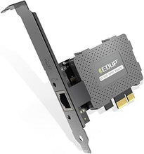 Load image into Gallery viewer, EDUP Gigabit Ethernet PCI Express PCI-E Network Card 10/100/1000Mbps RJ45 LAN Adapter Converter for Desktop PC
