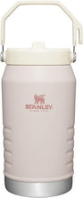 Load image into Gallery viewer, Stanley IceFlow Stainless Steel Water Jug with Straw, Vacuum Insulated Water Bottle for Home and Office, Reusable Tumbler with Straw Leak Resistant Flip, Rose Quartz, 64OZ
