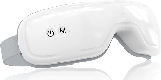 Eye Massager,Eye Massager with Heat,Relax Eye Fatigue and Improve Sleep,Foldable Eye Massager for Men and Women