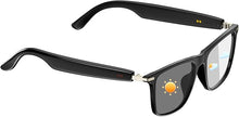 Load image into Gallery viewer, Bluetooth Audio Smart Glasses for Men &amp; Women, Bluetooth Glasses with Color-Change Lens, Open Ear Speaker, IPX5 Waterproof, Smart Audio Glasses for iPhone Android Music/Calls (Black)
