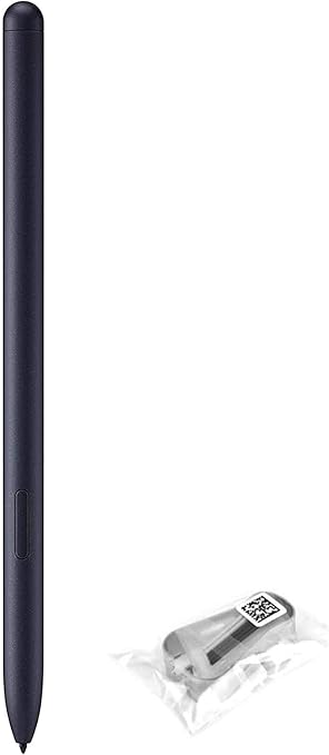Tab S7 / S7+ S Pen Replacement Stylus Pen for Samsung Galaxy Tab S7 / S7 Plus/ S7 FE (EJ-PT870) + Tips/Nibs (Without Bluetooth) (Black)