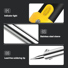 Load image into Gallery viewer, 2PCS Plastic Welders, 1200PCS Staples 40PCS Rods Plastic Welding Kit 5 in 1 Welding Tips Tape Sandpaper Wire Mesh Stand Metal Brush Screwdriver Bumper Repair Kit (Yellow)
