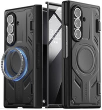 Load image into Gallery viewer, VRS DESIGN Terra Guard Active for Galaxy Z Fold 7 (2025) – Rugged Magnetic Case with Built-in Screen Protector &amp; Semi-Auto Hinge Protection (Matte Black)
