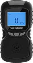 Load image into Gallery viewer, H2S Monitor Clip Single Gas H2S Detector Portable Hydrogen Sulfide Detector Gas Leak Detectors with Buzzer and Red Indicator Alarm Clip on 0~100ppm H2S Gas Detector
