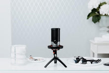 Load image into Gallery viewer, Cherry UM Series 3.0, 6.0 and 9.0 PRO RGB USB Microphone for PC, Mac, Gaming, Recording, Streaming, Podcasting, Studio and Computer Condenser. (UM 6.0 Silver)
