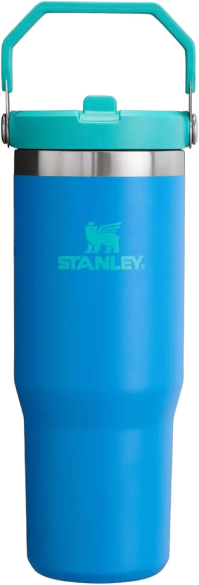 STANLEY Stainless Steel IceFlow Flip Straw Tumbler (Cobalt, 30 oz)