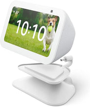 Load image into Gallery viewer, Echo Show 5 (3rd Gen) Adjustable Stand with USB-C Charging Port | Glacier White
