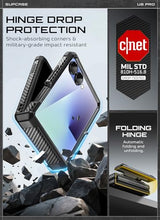 Load image into Gallery viewer, SUPCASE for Samsung Galaxy Z Flip 7 Case with Built-in Stand &amp; Belt-Clip (Unicorn Beetle Pro), [Hinge Protection] [Front Tempered Glass Screen Protector] Full Body Military-Grade Phone Cover, Black
