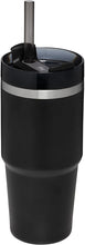 Load image into Gallery viewer, Stanley Quencher H2.0 FlowState Stainless Steel Vacuum Insulated Tumbler with Lid and Straw for Water, Iced Tea or Coffee, Smoothie and More, Black , 14 oz
