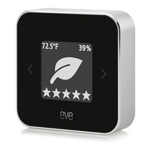 Load image into Gallery viewer, Eve Room - Indoor air Quality Sensor to Monitor air Quality (VOC), Temperature &amp; Humidity, Apple HomeKit Technology, Bluetooth and Thread
