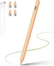 Load image into Gallery viewer, DRYMOKINI Stylus Pen for Touchscreen, Active Stylus Compatible for Android and iOS Tablet/Phones, Rechargeable Universal Stylist Pencil Compatible for A-pple/i-Pad/Phone Tablet, Peach Orange
