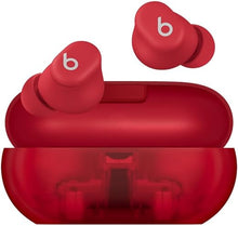 Load image into Gallery viewer, Beats Solo Buds - Wireless Bluetooth Earbuds | 18 Hours of Battery Life | Apple &amp; Android Compatibility | Built-in Microphone - Transparent Red
