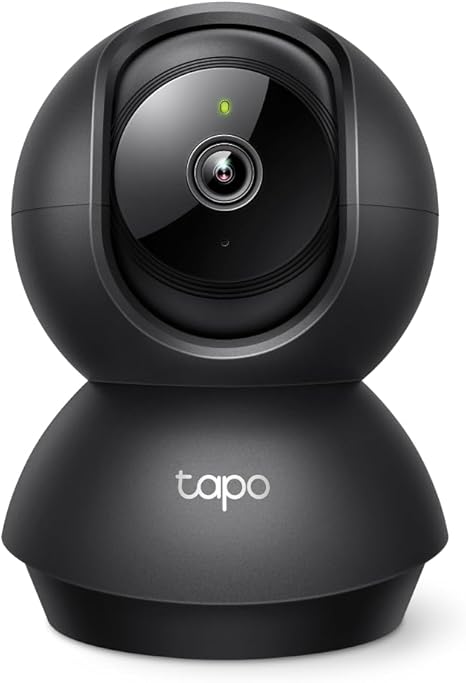 Tapo TP-Link 2K Pan/Tilt Indoor Security Camera for Baby Monitor, Pet Camera | Motion Detection & Tracking | 2-Way Audio | Cloud & SD Card Storage | Works w/Alexa & Google Home | Black C211