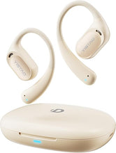 Load image into Gallery viewer, Open Ear Headphones, 35 Hours Playtime True Wireless Open Ear Earbuds with Ear Hooks, Air Conduction Headphones, Bluetooth 5.3, Clear Calls, IPX6 Waterproof Wireless Earphones - Beige
