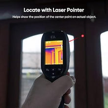 Load image into Gallery viewer, HIKMICRO E1L Thermal Imaging Camera, 160 x 120 IR Resolution/19200 Pixels, 25Hz Refresh Rate, Portable Handheld Infrared Thermal Imager with Laser Pointer, -4°F~1022°F Temperature Range

