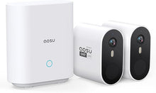 Load image into Gallery viewer, AOSU Security Cameras Wireless Outdoor - 3K 5MP Ultra HD, Home Security System, 240-Day Battery Life, Motion Detection, 166° Wide View, Night Vision, 32GB Local Storage, No Monthly Fee
