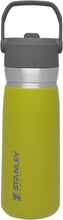 Load image into Gallery viewer, Stanley IceFlow Stainless Steel Bottle with Straw, Vacuum Insulated Water Bottle for Home, Office or Car, Reusable Leak Resistant Cup with Straw and Handle, Aloe, 22OZ
