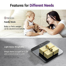 Load image into Gallery viewer, Ovutek Bathroom Scales Digital Weight, Topnotch Quality 450lb Weight Scale, Most Accurate to 0.05lb, Automatic Weighing Scale for Body Weight, Baby, Pet, Larger LED, Sturdy and Durable Base Machine
