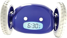 Load image into Gallery viewer, CLOCKY Extra Super Loud Alarm Clock for Heavy Sleepers Adults Kids Teens Bedroom, Move Jump Roll Run Away Easy to Set Smart Digital Alarm Clock on Wheels -Funny Gag Gift (Navy)
