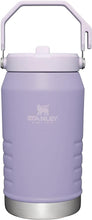 Load image into Gallery viewer, Stanley IceFlow Stainless Steel Water Jug with Straw, Vacuum Insulated Water Bottle for Home and Office, Reusable Tumbler with Straw Leak Resistant Flip, Lavender, 64OZ
