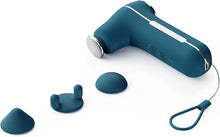 Load image into Gallery viewer, MyoLite Percussion Massage Gun - Deep Tissue Muscle Relief, Quiet &amp; Portable, Cordless with 4 Attachments and Travel Case (Nobol Blue)
