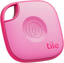 Load image into Gallery viewer, Tile by Life360 Mate (2024) Bluetooth Tracker, Keys Finder and Item Locator for Keys, Bags and More. Phone Finder. Both iOS and Android Compatible. 1-Pack (Pink Punch)
