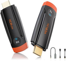 Load image into Gallery viewer, Wireless HDMI Transmitter and Receiver,Plug&amp;Play HDMI Wireless Transmitter and Receiver with 5G,Wireless HD Extender Kit Support USB C Streaming Video and Audio to Monitor from Laptop,Camera,STB
