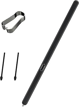 Galaxy Z Fold 6 S Pen Fold Edition Z Fold 6 Slim S Pen for Samsung Galaxy Z Fold 6 Stylus Pen and Z Fold 6 S Pen + 2 Tips (Black)