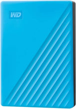 Load image into Gallery viewer, WD 4TB My Passport, Portable External Hard Drive, Blue, backup software with defense against ransomware, and password protection, USB 3.1/USB 3.0 compatible - WDBPKJ0040BBL-WESN
