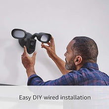 Load image into Gallery viewer, Ring Floodlight Cam Wired Pro with Bird’s Eye View and 3D Motion Detection (2021 release) | 2-pack, Black
