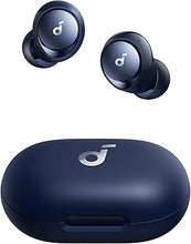 Load image into Gallery viewer, soundcore by Anker Space A40 Auto-Adjustable Active Noise Cancelling Wireless Earbuds, Reduce Noise by Up to 98%, 50H Playtime, Hi-Res Sound, Comfortable Fit, App Customization, Wireless Charge (Blue)
