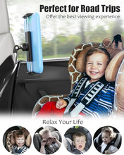 Load image into Gallery viewer, Wukanleng Tesla Back Seat Tablet Mount for Model 3/Y, [Anti-Drop] Tesla Headrest iPad Holder with 360° Adjustable Road Trip Essentials for Kids Fits All 4.7-12.9'' Devices
