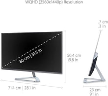 Load image into Gallery viewer, ViewSonic VX3276-2K-MHD 32 Inch Widescreen IPS 1440p Monitor with Ultra-Thin Bezels, HDMI DisplayPort and Mini DisplayPort
