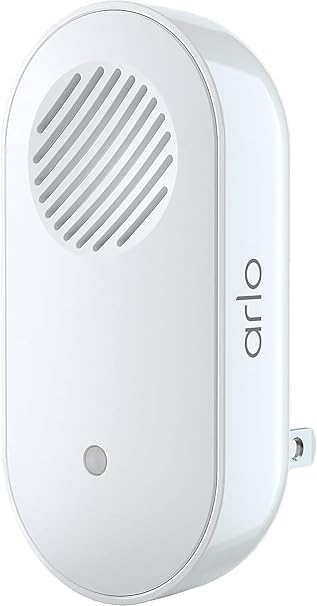 Arlo Chime 2 - Built-in Siren, Audible Alerts, Customizable Melodies, Wi-Fi Connected, Compatible Wired and Wireless Doorbell Camera, Security Camera, and Smart Home Devices (AC2001)