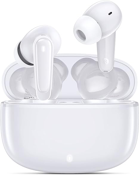 Wireless Earbuds for Google Pixel 8 9 Pro XL Fold 7 6 A, 5.2 Bluetooth Headphones Noise Canceling Ear Bud with Mic Touch Control HiFi Stereo for iPhone 16 15 Pro Max 14 Galaxy S24 Ultra S23 Fe Flip 6