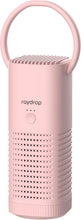 Load image into Gallery viewer, raydrop Portable Mini Air Purifier, Cordless Small HEPA Air Purifier, Personal Desk Air Purifier for Car Travel Bedroom Office Room Dorm, Rechargeable, Aromatherapy (Pink)
