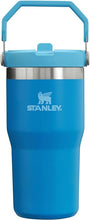 Load image into Gallery viewer, Stanley IceFlow Flip Straw Tumbler with Handle 20 oz | Twist On Lid and Flip Up Straw | Leak Resistant Water Bottle | Insulated Stainless Steel |BPA-Free | Azure
