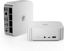 Load image into Gallery viewer, Beelink SER8 AI Mini PC, AMD Ryzen 7 8845HS (8C/16T, up to 5.1GHz), 32GB DDR5 RAM 1TB PCle 4.0 SSD, Mini Desktop Computer Support 4K@144Hz Triple Display, WiFi6, BT5.2, HDMI+DP, USB4
