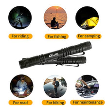 Load image into Gallery viewer, LELUOHQ Handheld Pen Flashlight 150 Lumens Lamp Clip Mini Pen Light Small Pocket Penlight (Long and Short) 1

