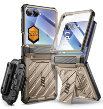 Load image into Gallery viewer, SUPCASE for Samsung Galaxy Z Flip 7 Case with Built-in Stand &amp; Belt-Clip (Unicorn Beetle Pro), [Hinge Protection] [Front Tempered Glass Screen Protector] Full Body Military-Grade Phone Cover, Desert

