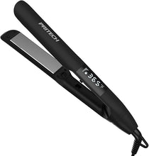 Load image into Gallery viewer, PRITECH Flat Iron Hair Straightener and Curler 2 in 1, Titanium Flat Iron with Negative Ions, Adjustable Temp(248?-450?) and Automatic Shut Off (Black)
