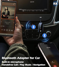 Load image into Gallery viewer, KAIY Airplane Bluetooth Adapter for 2 AirPods Headphones, Bluetooth Transmitter for TV Headphones Dual Link, 3.5mm Aux to Adapter for PC/Car/Gym/Home Stereo, Wireless 5.4 Audio Transmitter Receiver
