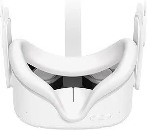 CNBEYOUNG VR Face Cover Compatible with Quest 2, Sweatproof Silicone Face Pad Mask & Face Cushion for Quest 2 VR Headset-Gray